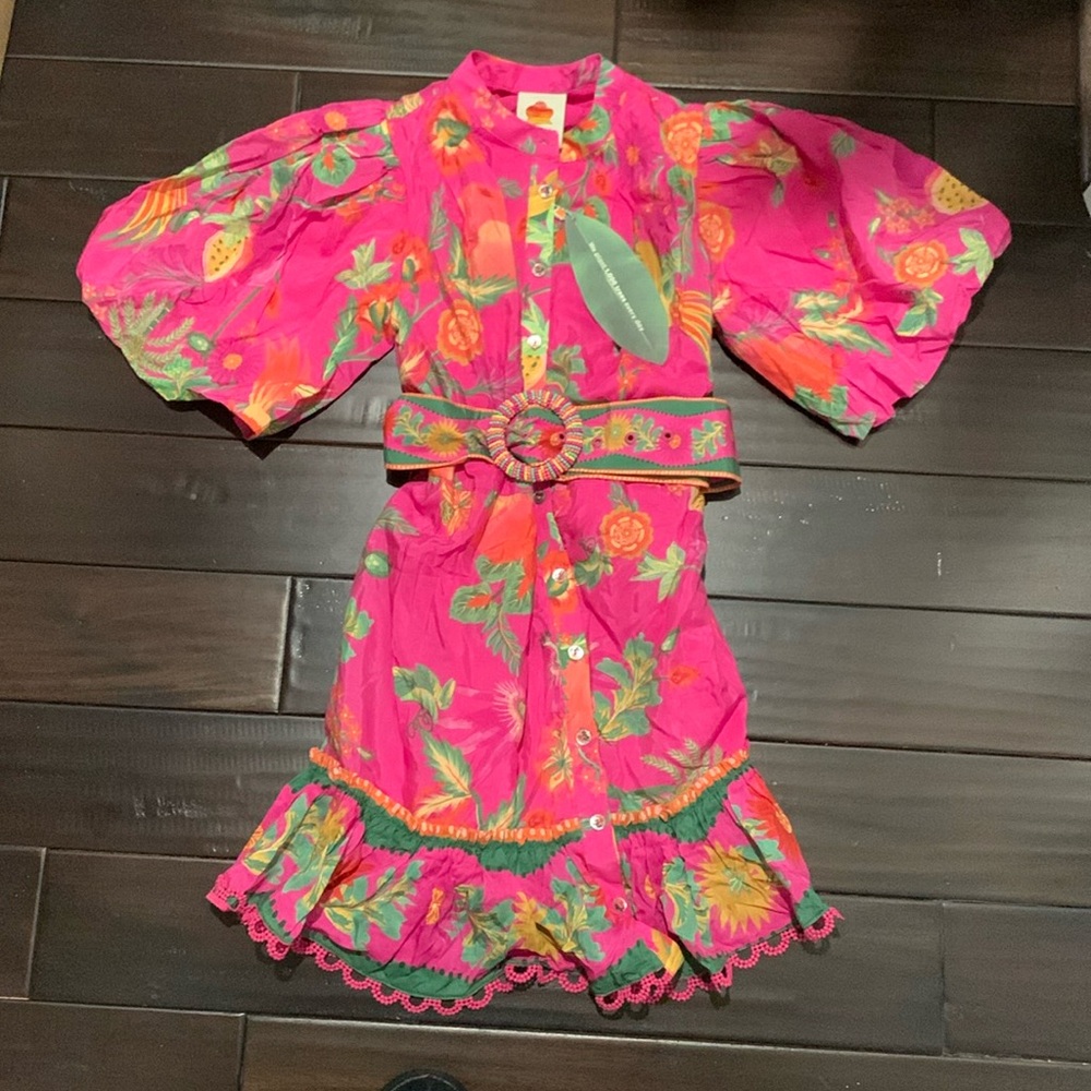 Farm Rio Delicate Fruit Garden Dress